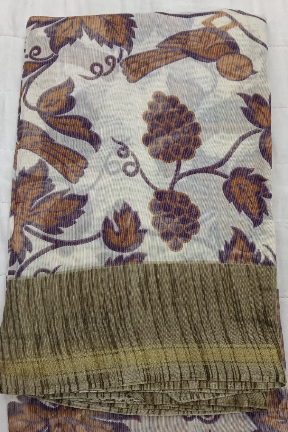 Fancy kora Cotton weightless sarees