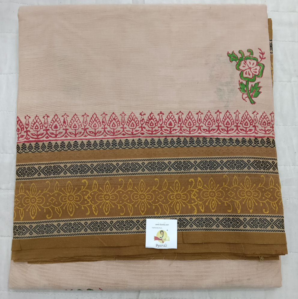 Arupukottai cotton Printed 10 yards madisar