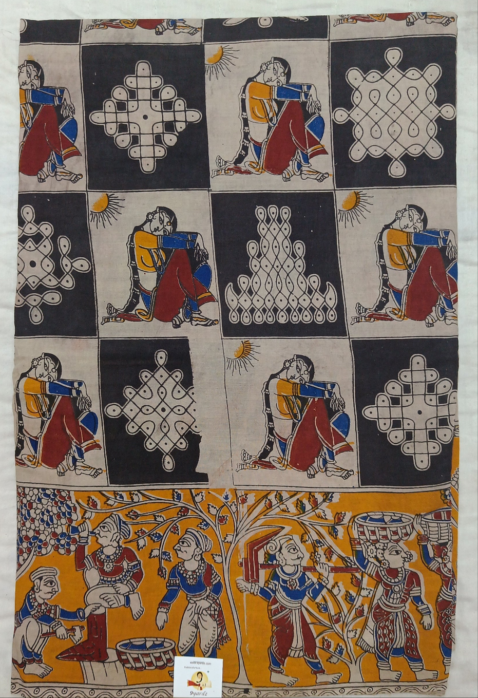 Kalamkari cotton 6yardz