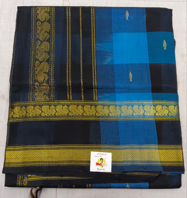 Pure silk cotton zari  Pazhum Pazhamum Check