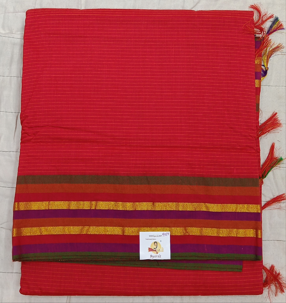 Kalyani Cotton lines 9.5 yards