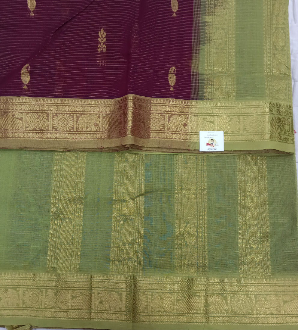 Mercirised /Semi Gadwal Cotton vairaoosi madisar
