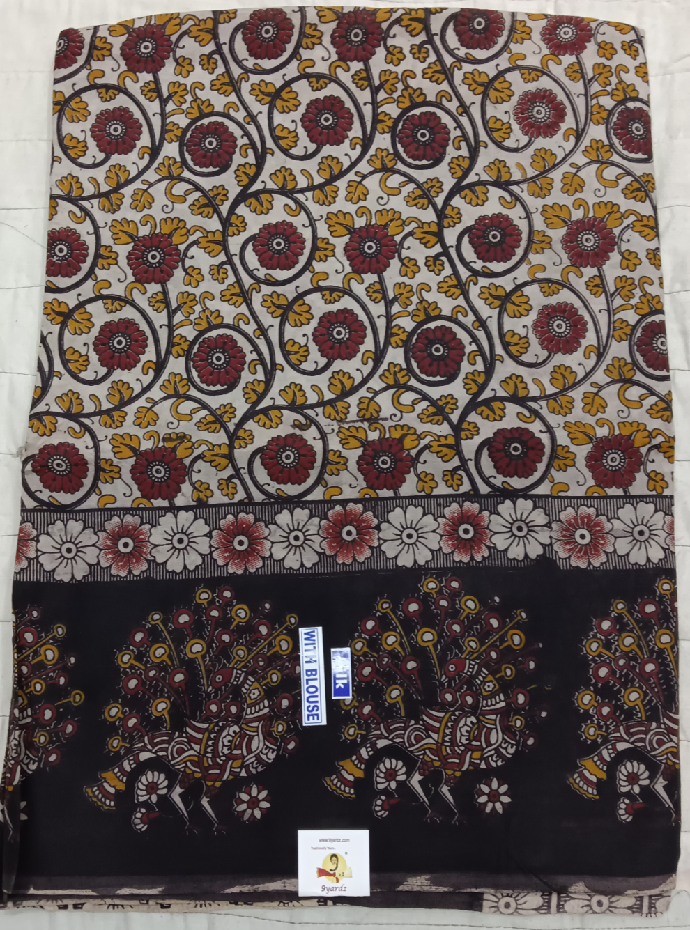 Kalamkari silk 6yardz
