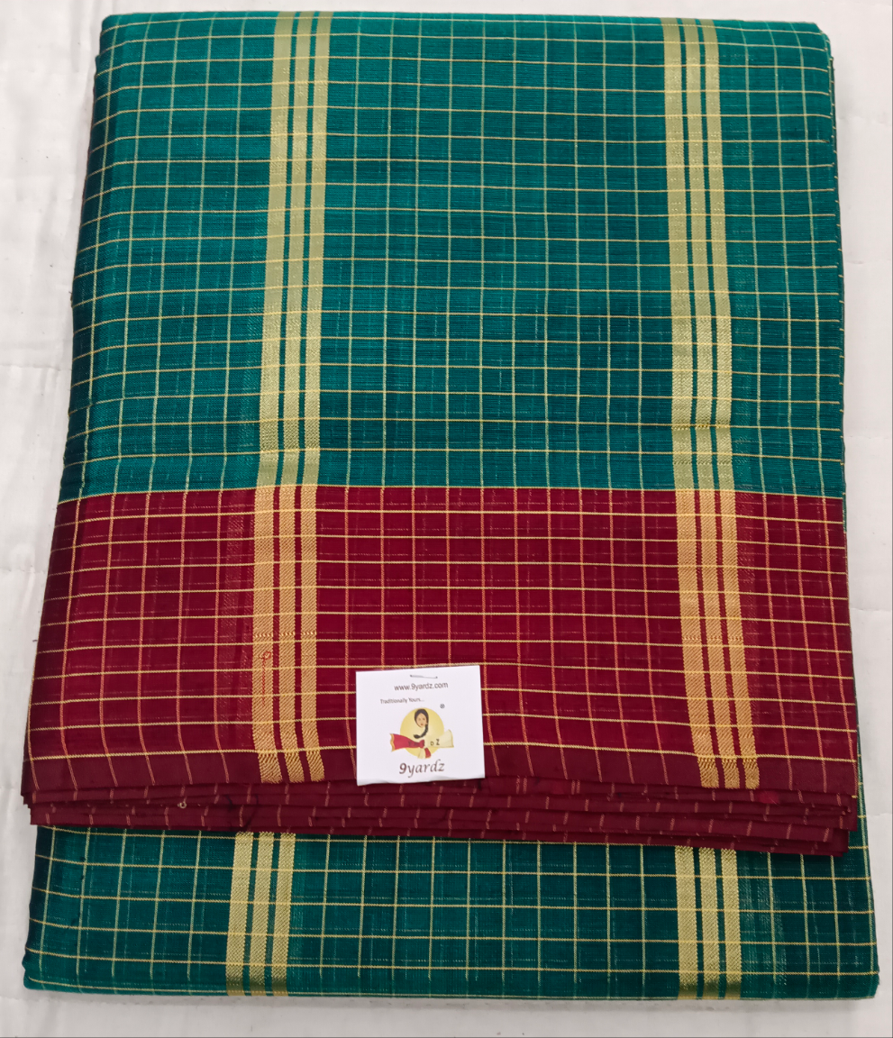 Devendra Small Zari checked  10 yards