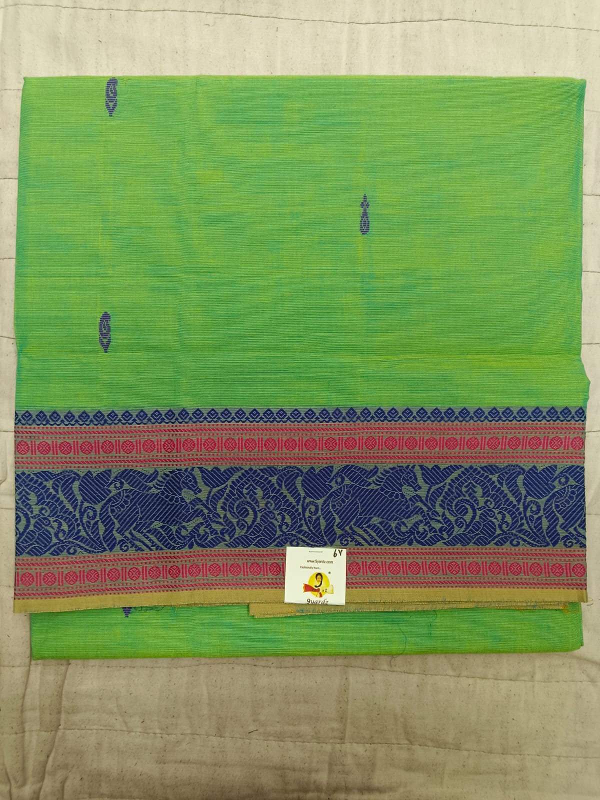 Chettinadu cotton 6 yardz