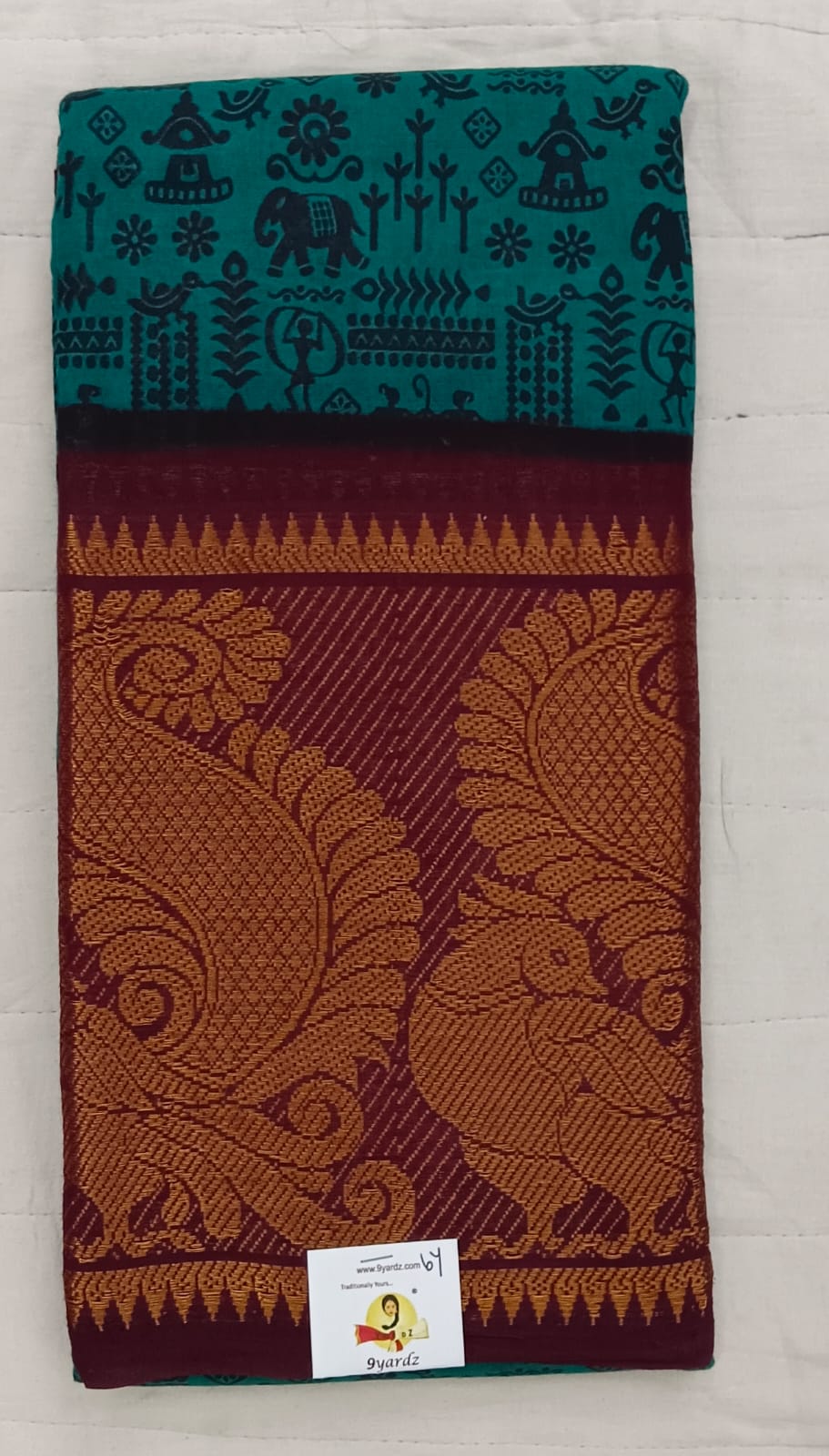 Sungudi cotton 6 yards