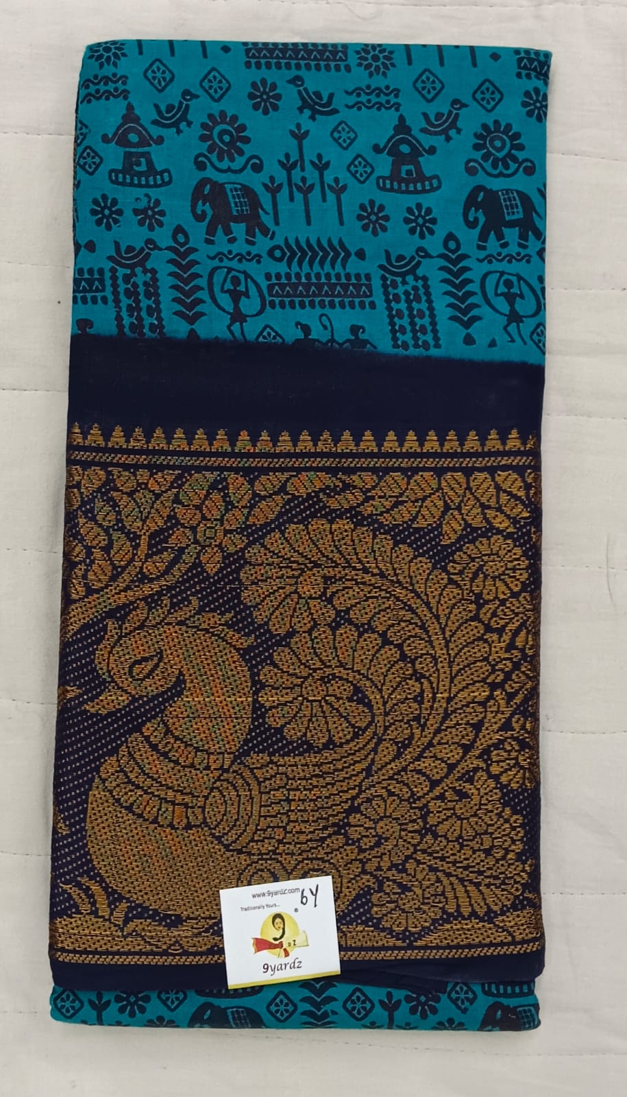 Sungudi cotton 6 yards