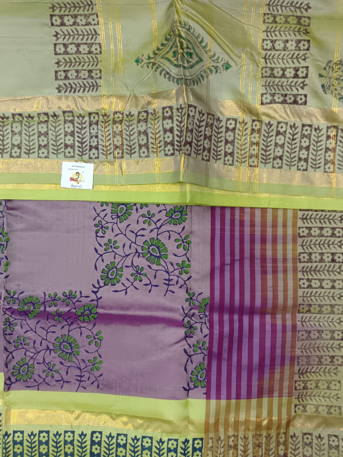 Chinallampattu printed madisar 10yardz