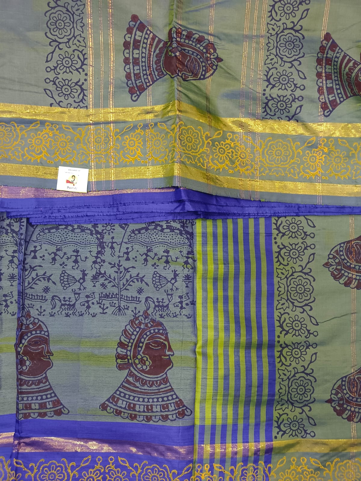 Chinallampattu printed madisar 10yardz