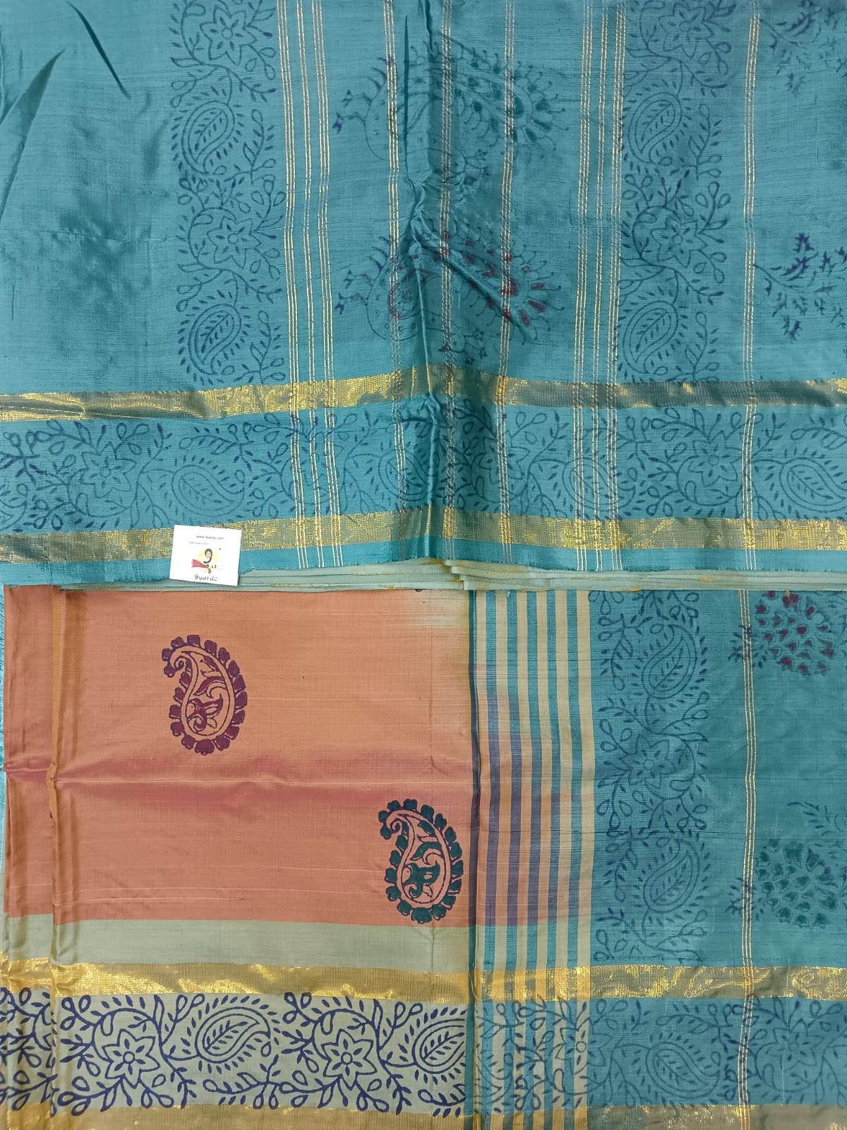 Chinallampattu printed madisar 10yardz