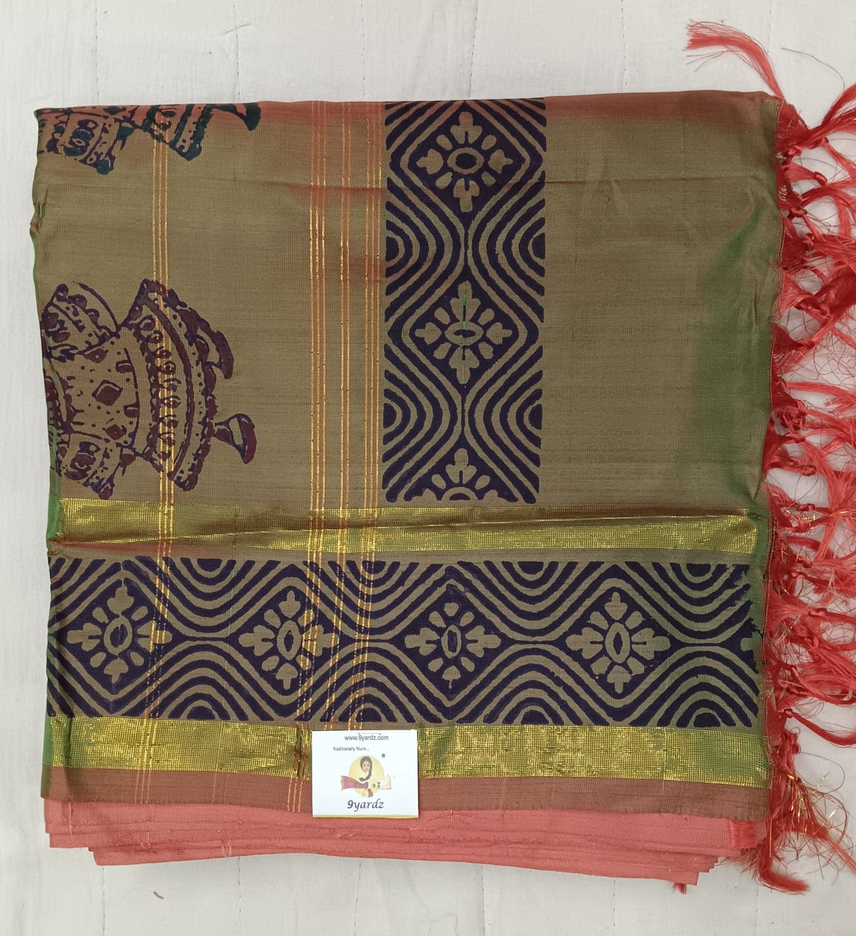Chinallampattu printed madisar 10yardz