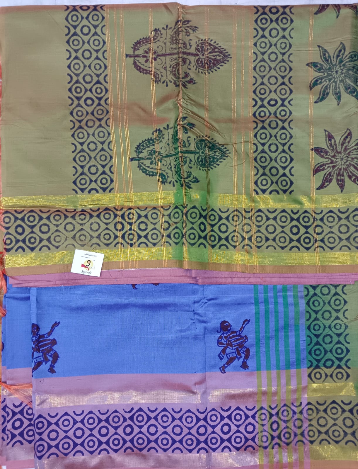 Chinallampattu printed madisar 10yardz