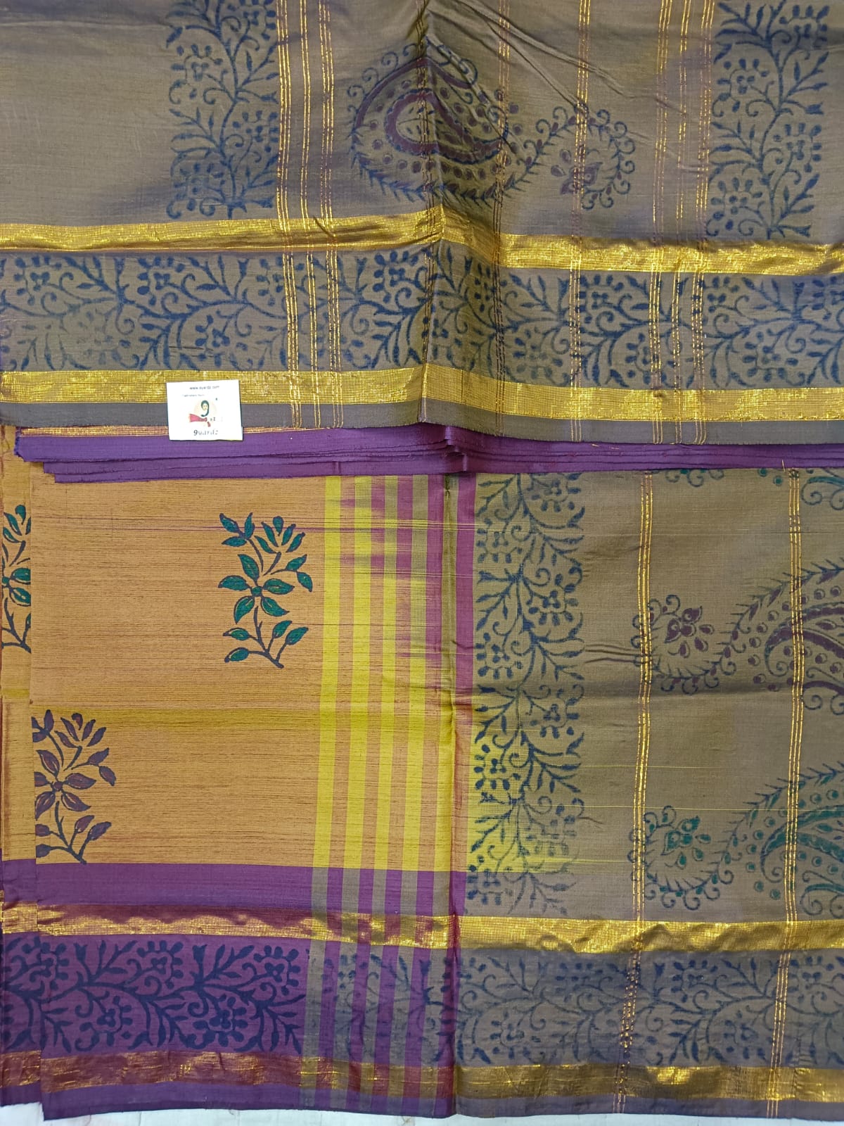 Chinallampattu printed madisar 10yardz