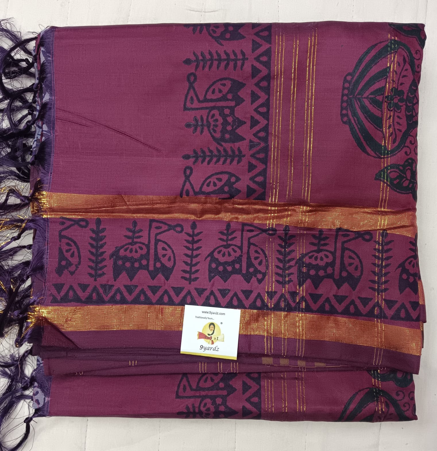 Chinallampattu printed madisar 10yardz