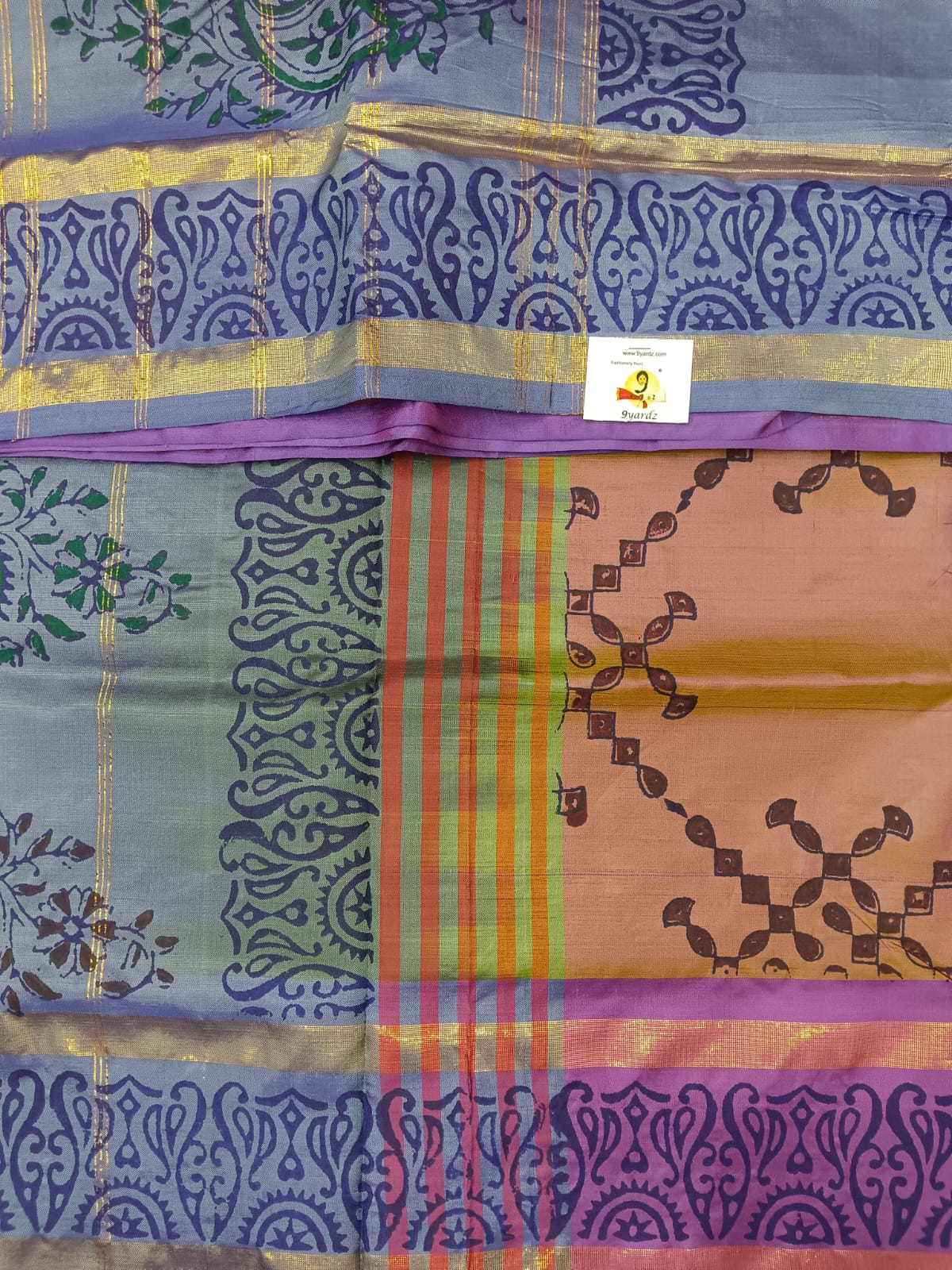 Chinallampattu printed madisar 10yardz