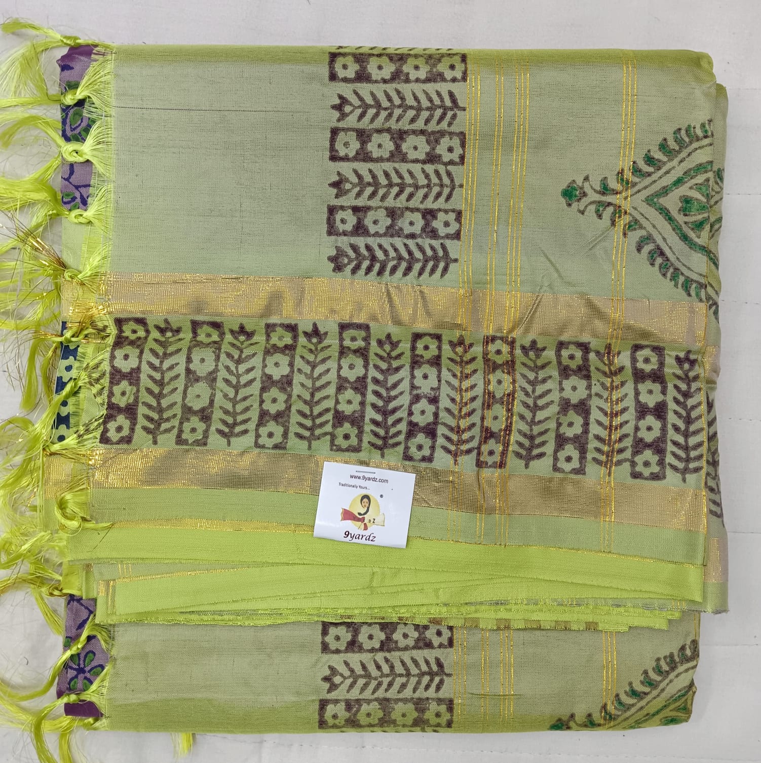Chinallampattu printed madisar 10yardz