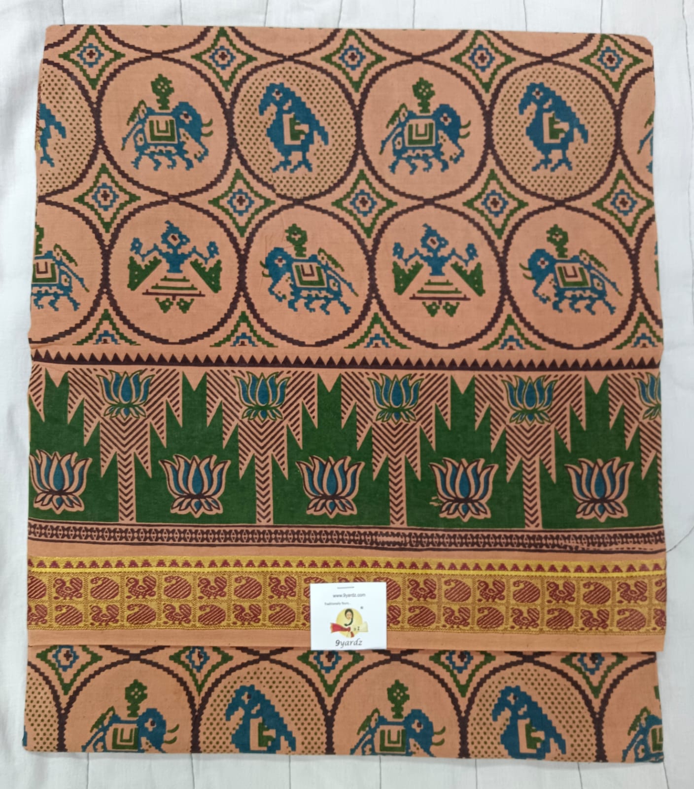 Sungudi cotton 6 yards