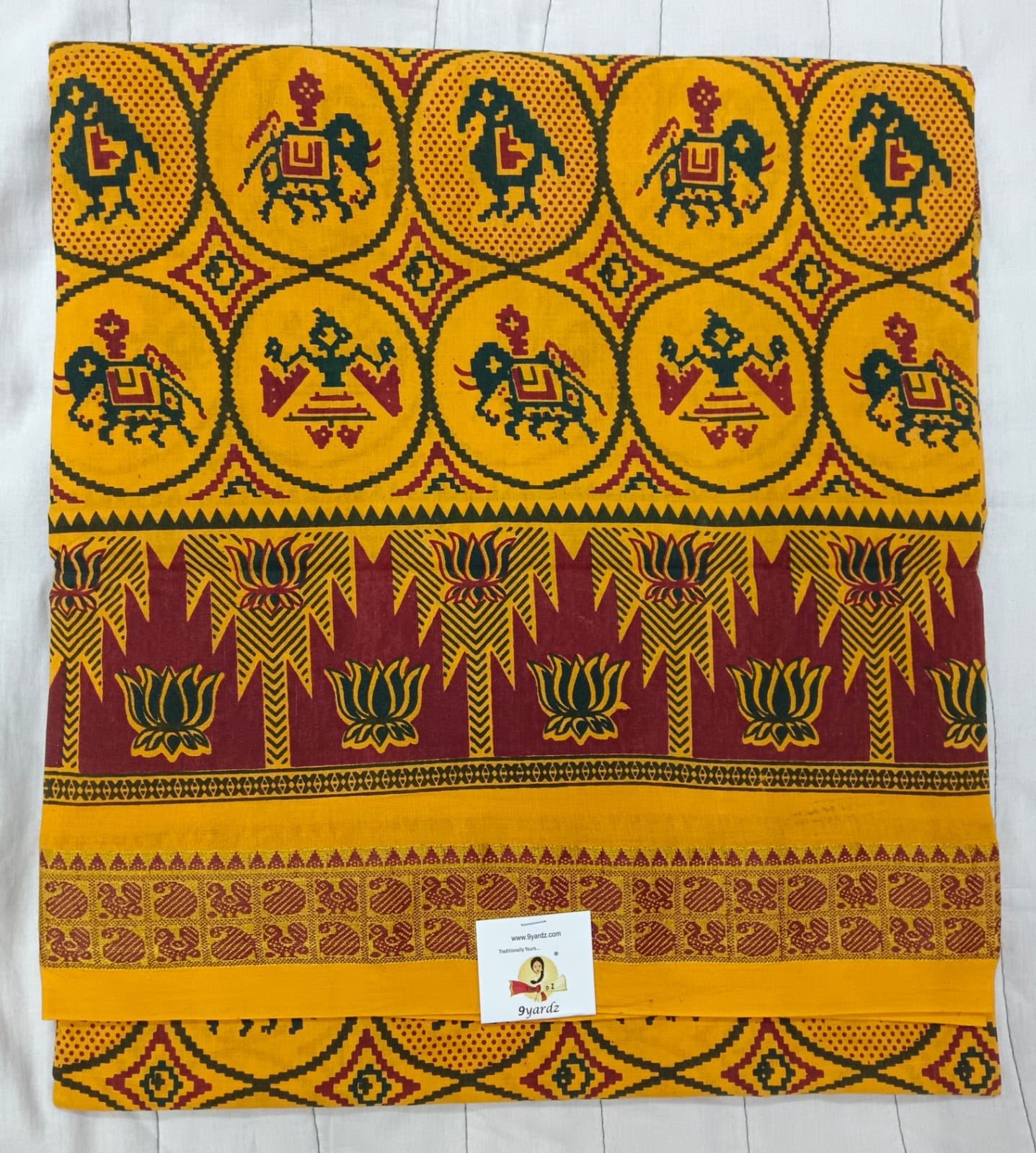 Sungudi cotton 6 yards