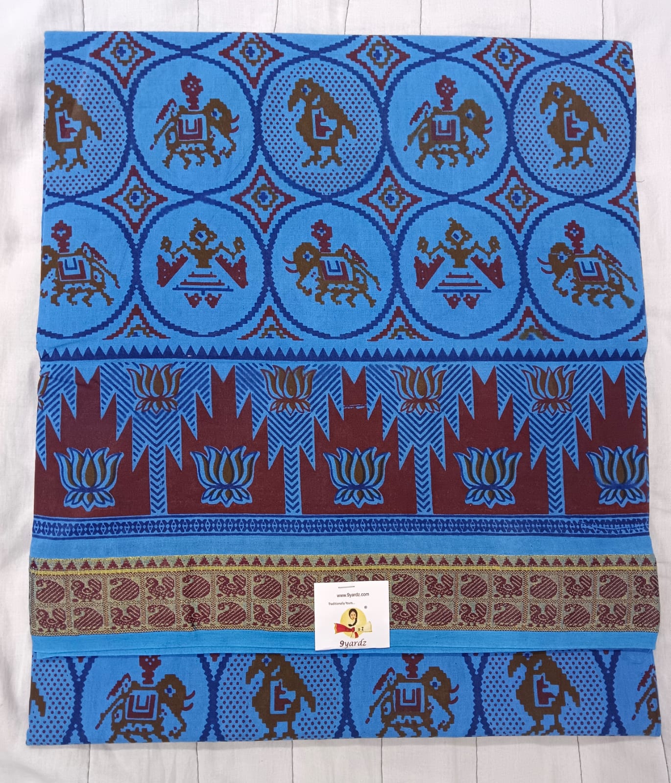 Sungudi cotton 6 yards