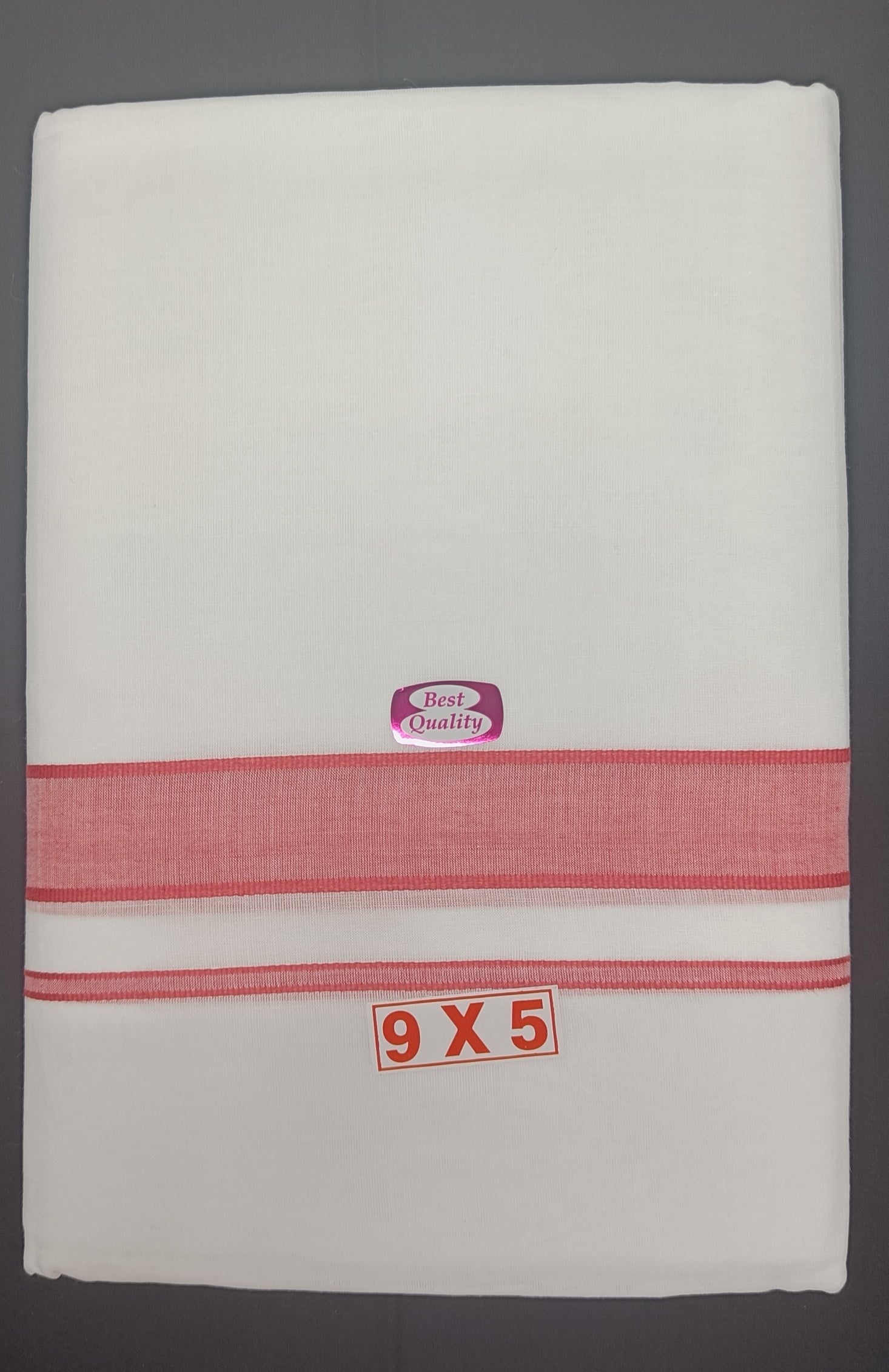 Soft Cotton bleached dhothi 9*5