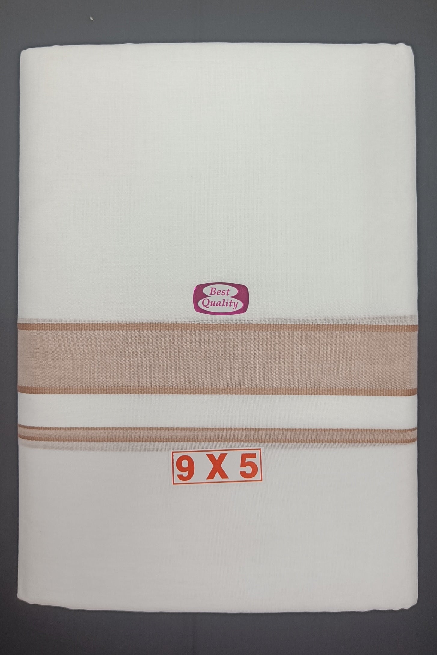 Soft Cotton bleached dhothi 9*5