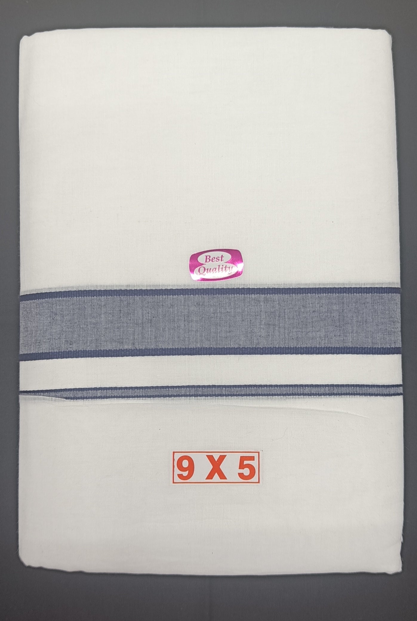 Soft Cotton bleached dhothi 9*5