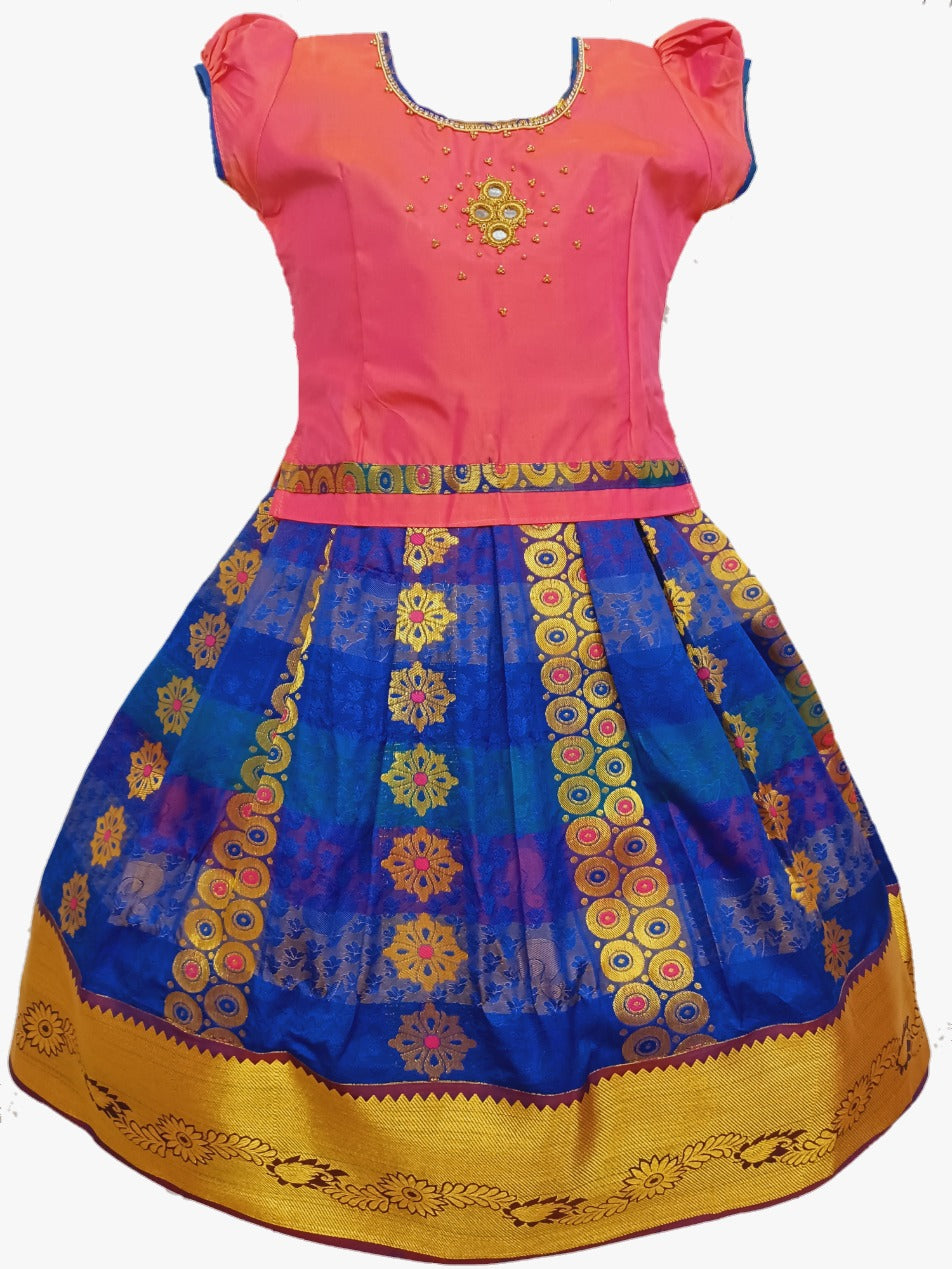 Embossed Pavadai