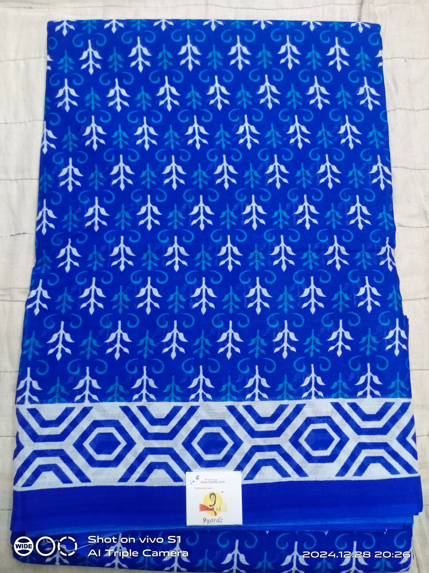 Erode cotton 10.5 yards madisar