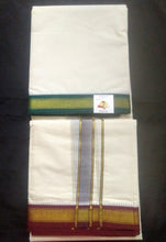 Load image into Gallery viewer, Pure cotton Muhurtham dhoti 10*6 5kann