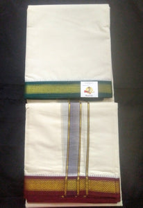 Pure cotton Muhurtham dhoti 10*6 5kann