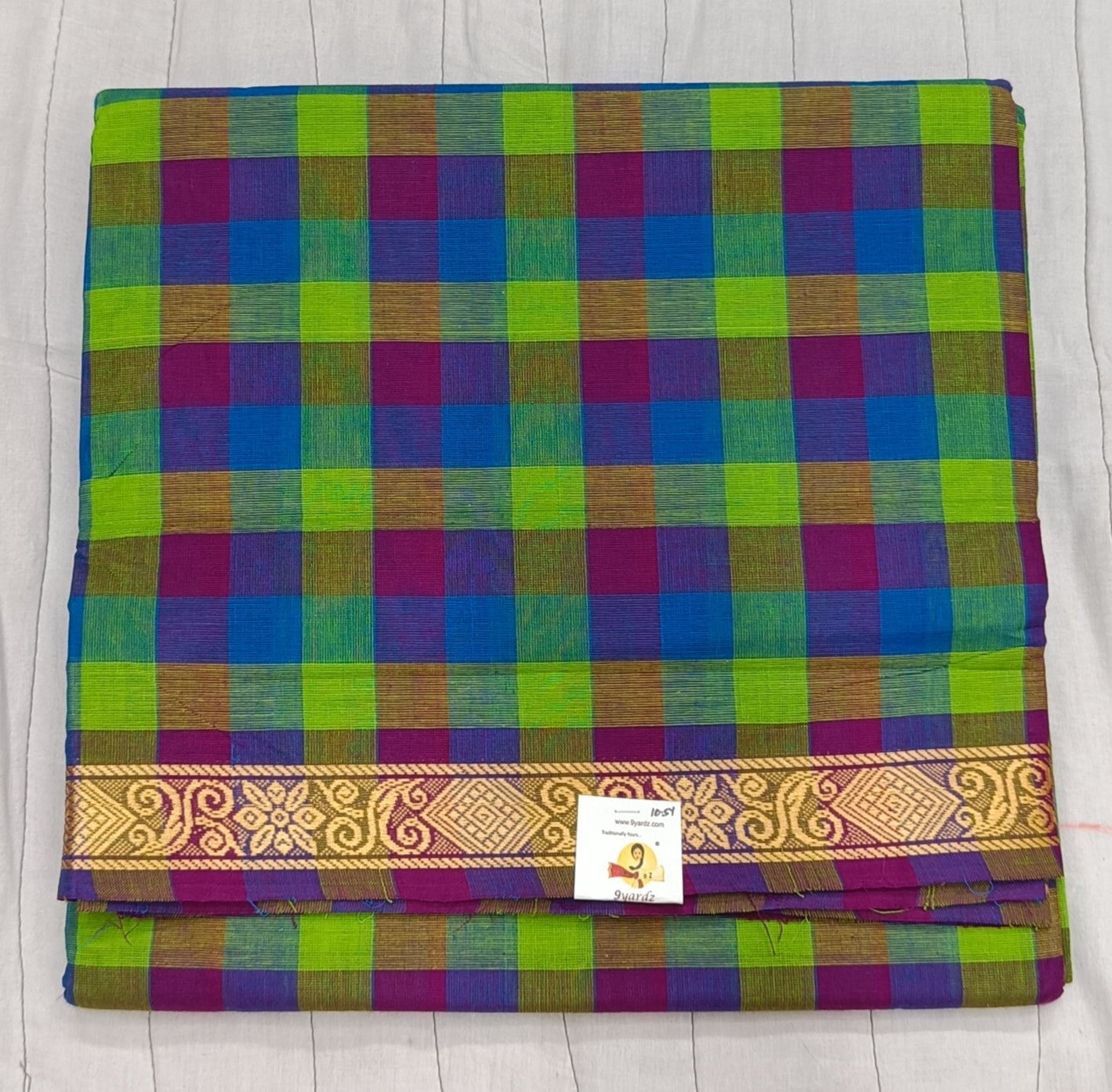 Chettinadu / Karaikudi cotton 10.5 yards madisar