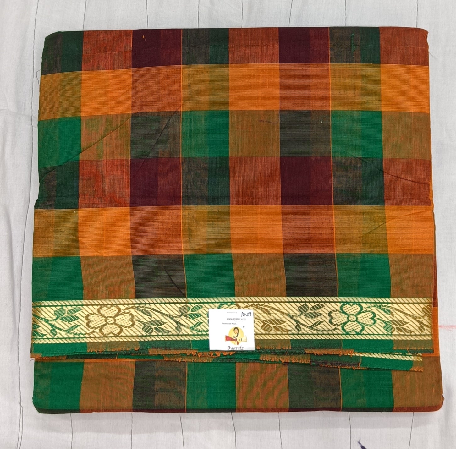 Chettinadu / Karaikudi cotton 10.5 yards madisar