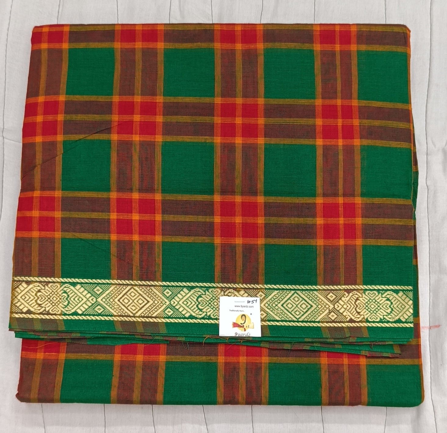 Chettinadu / Karaikudi cotton 10.5 yards madisar
