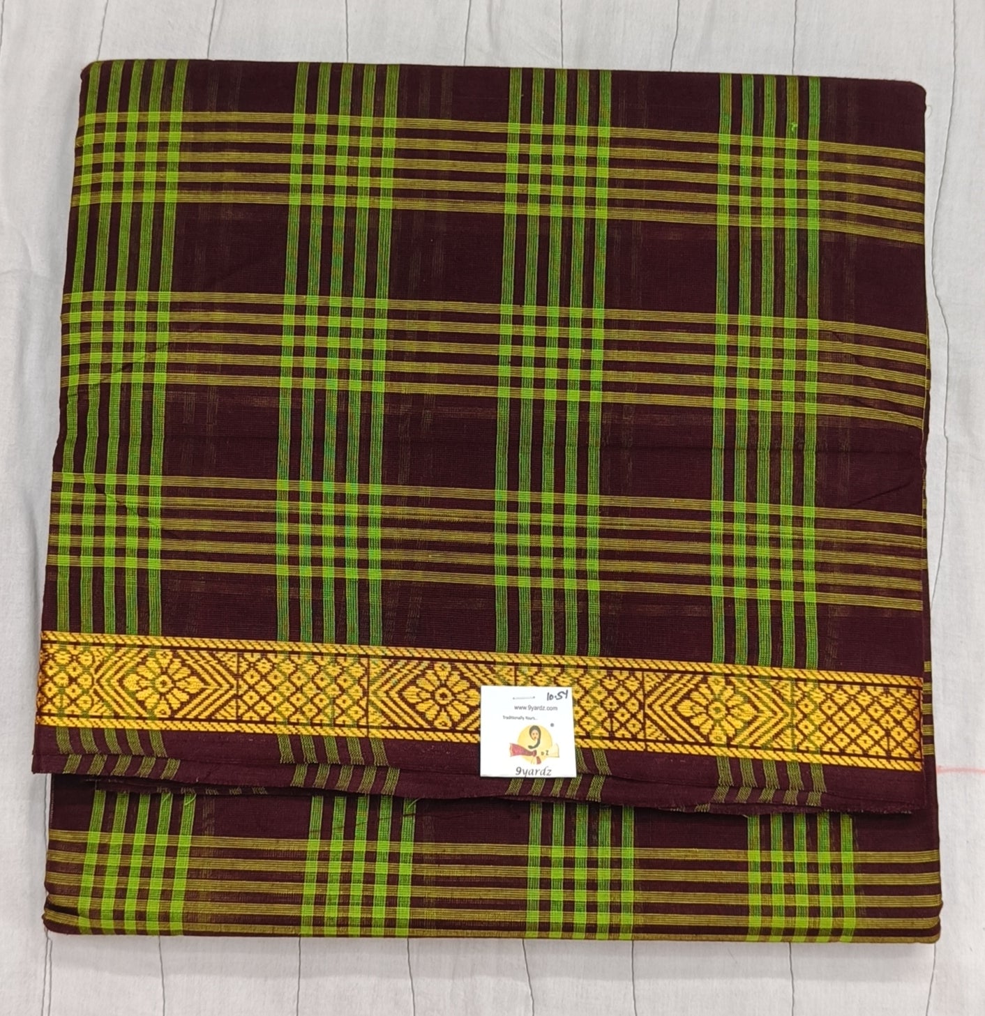 Chettinadu / Karaikudi cotton 10.5 yards madisar