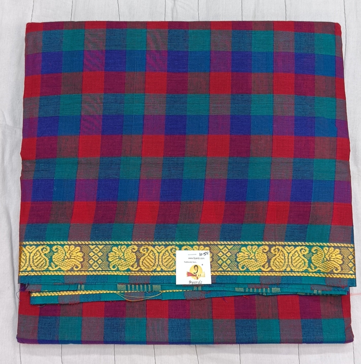 Chettinadu / Karaikudi cotton 10.5 yards madisar
