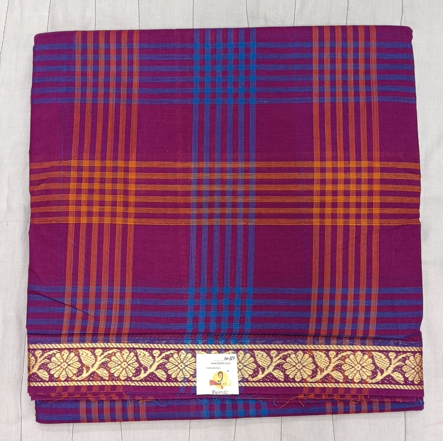 Chettinadu / Karaikudi cotton 10.5 yards madisar
