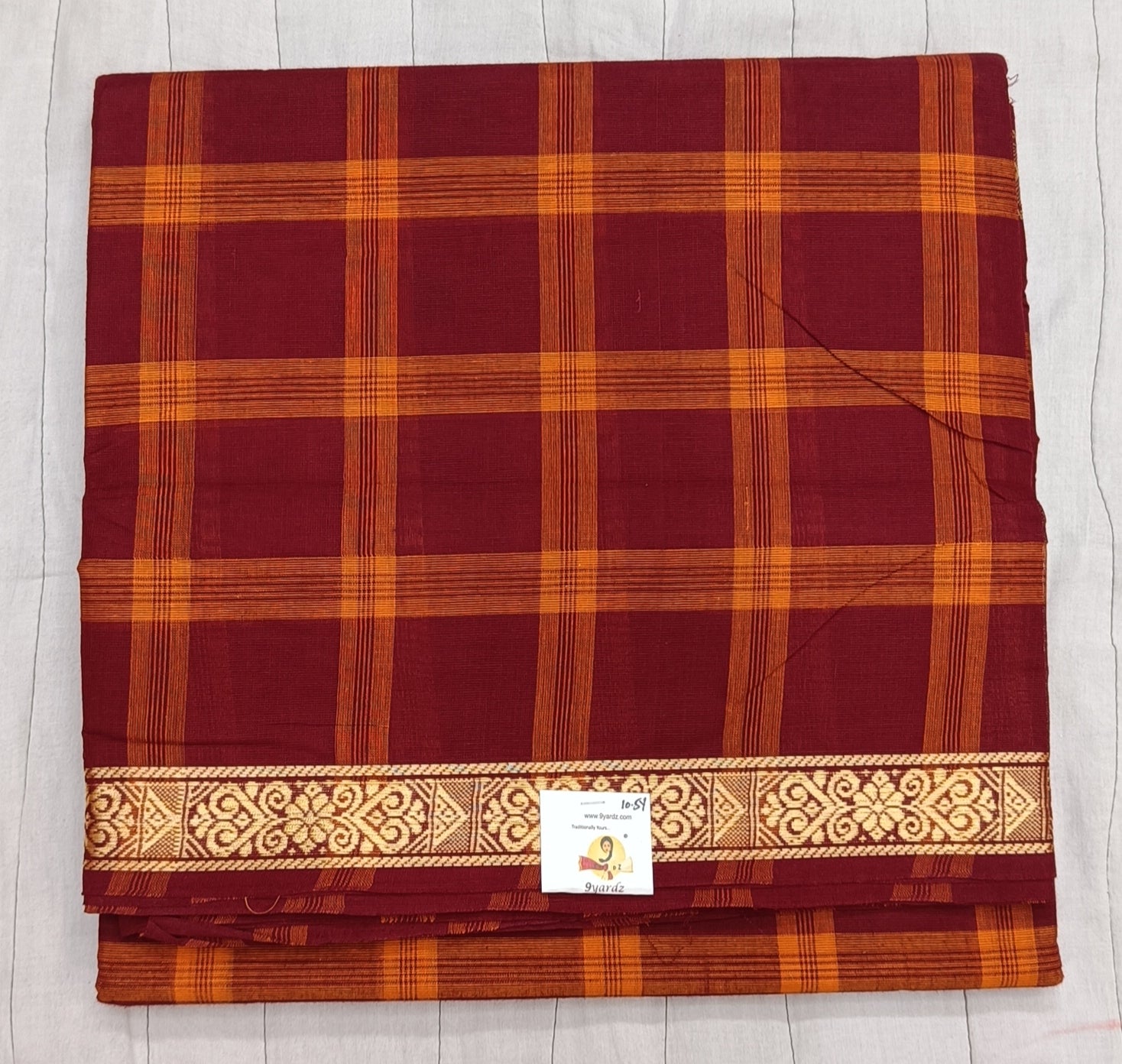 Chettinadu / Karaikudi cotton 10.5 yards madisar