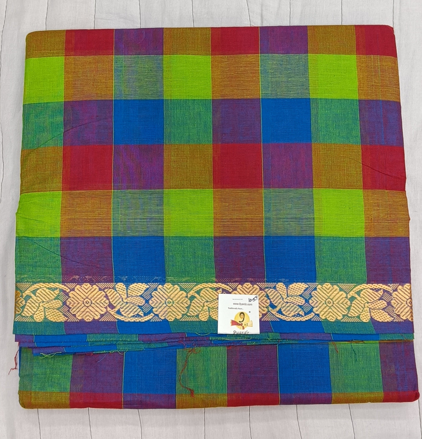 Chettinadu / Karaikudi cotton 10.5 yards madisar