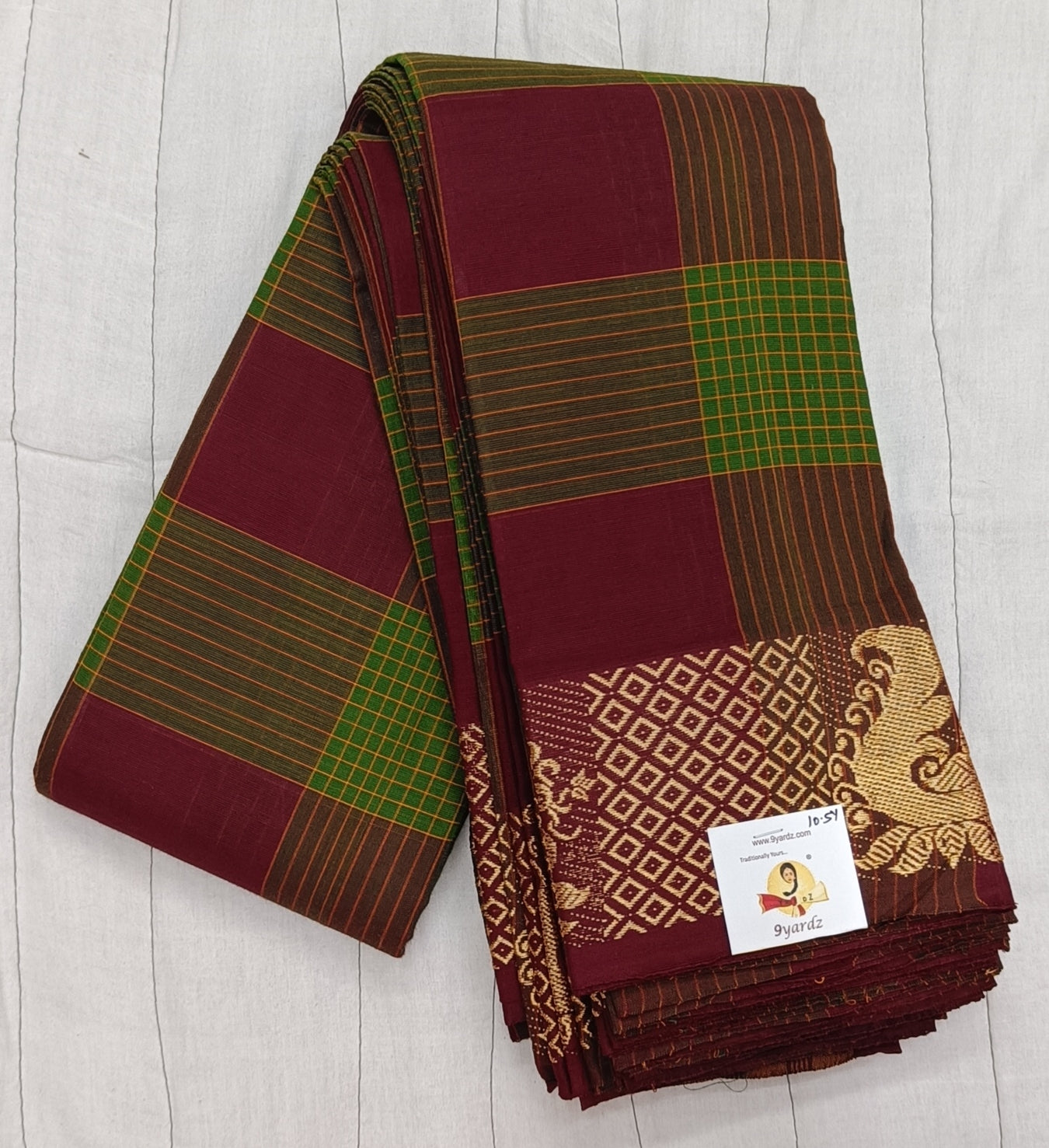 Chettinadu / Karaikudi cotton 10.5 yards madisar