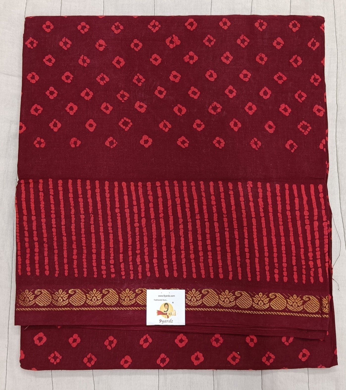 Sungudi cotton 6 yards