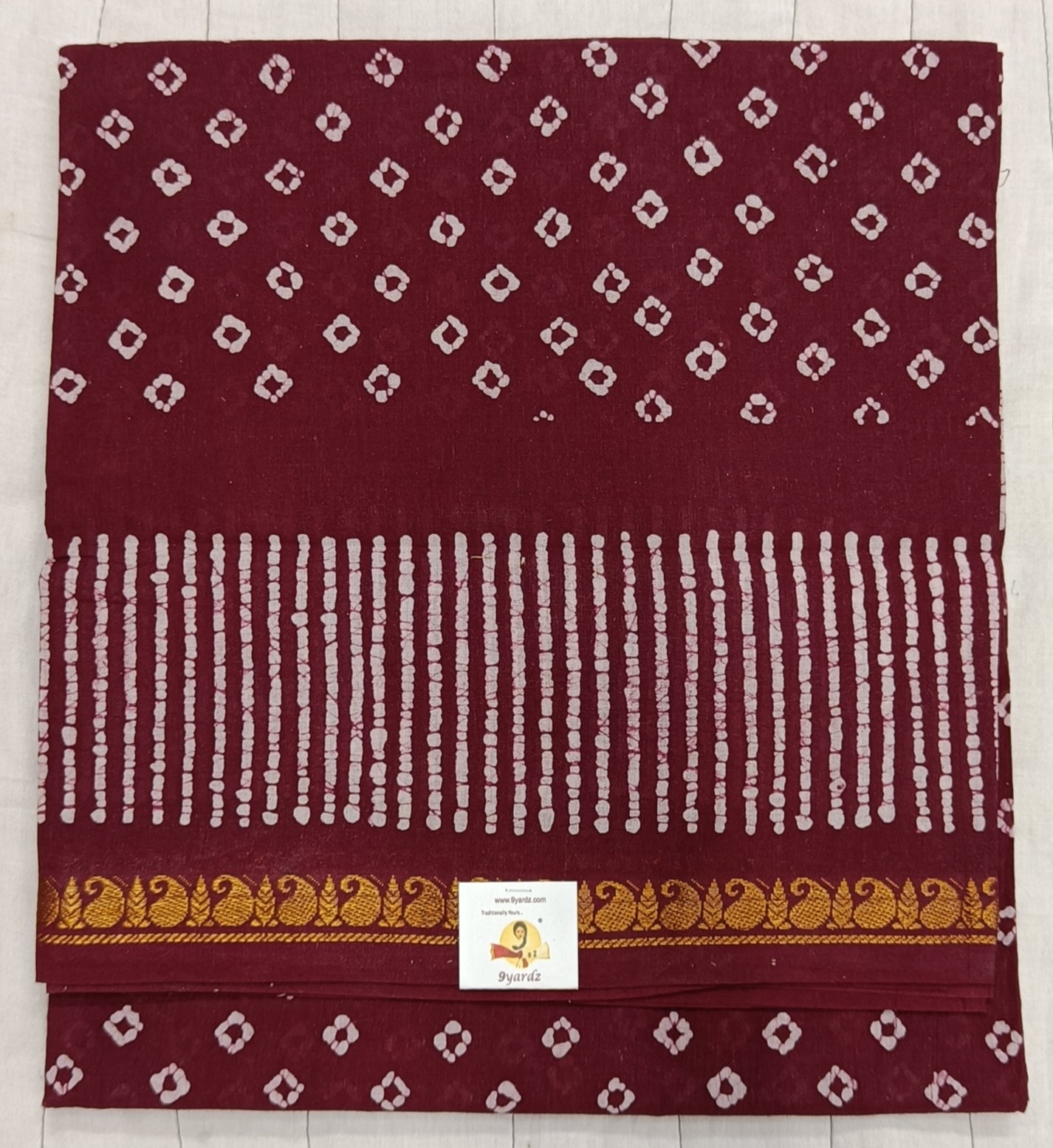 Sungudi cotton 6 yards