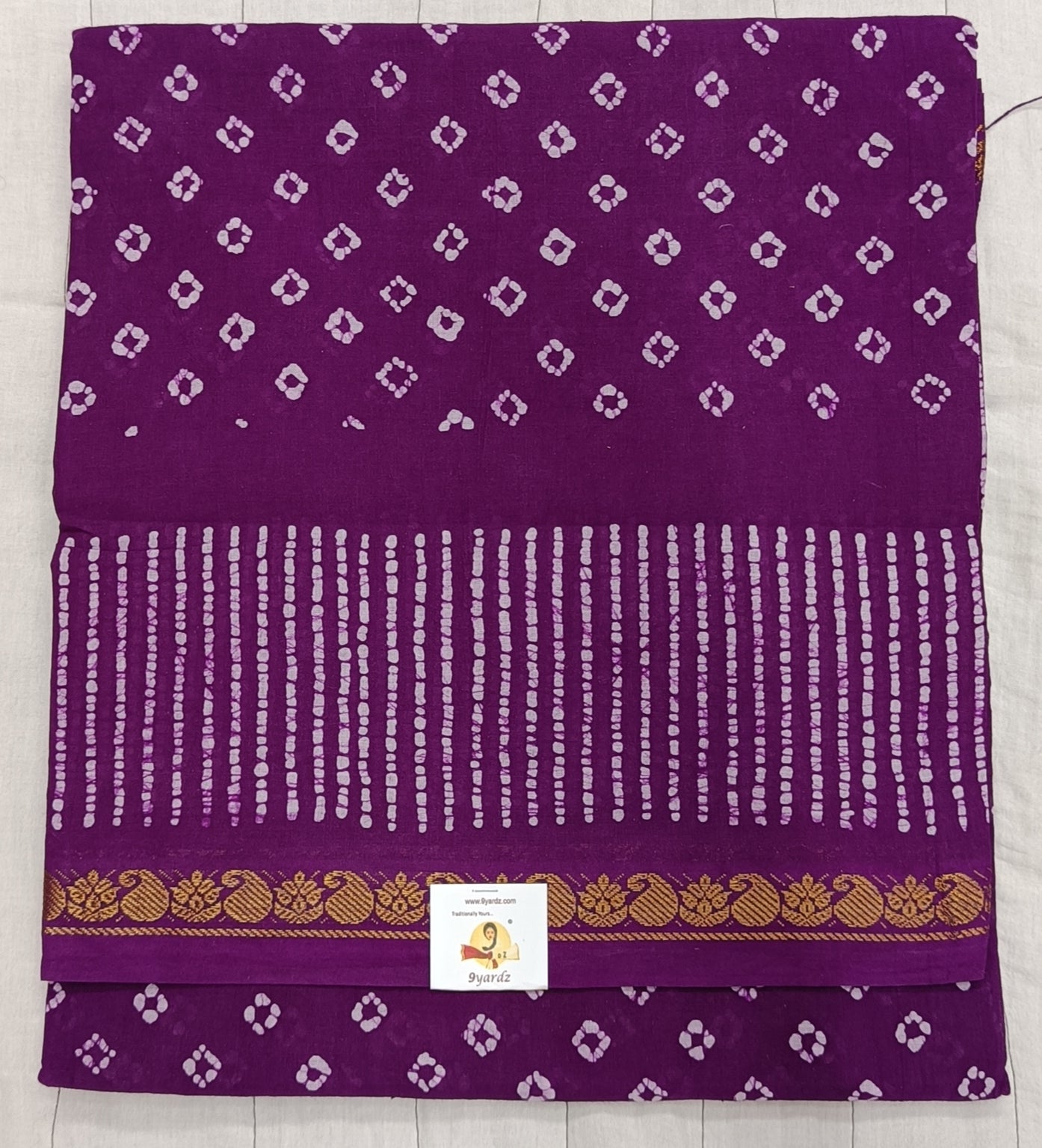 Sungudi cotton 6 yards
