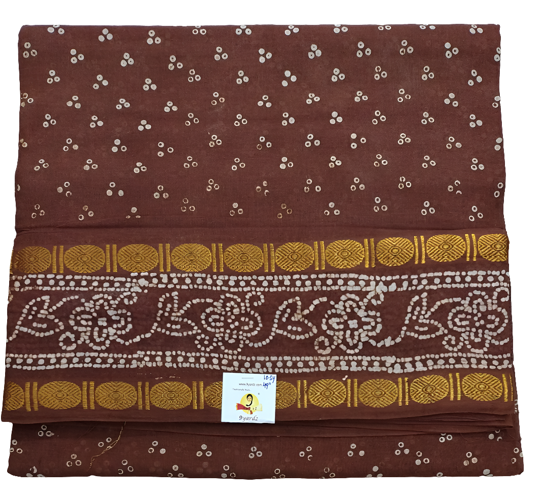 Sungudi cotton 10.5yards 49"