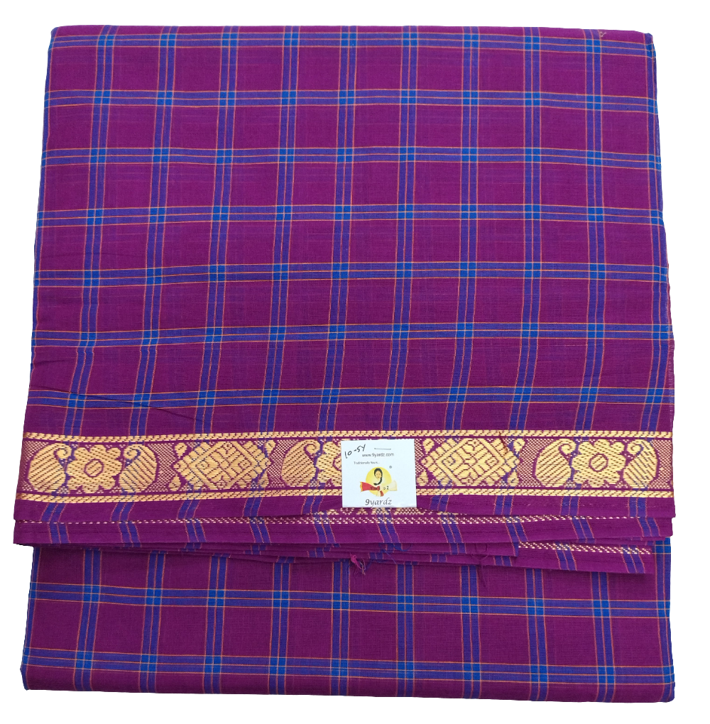 Chettinadu / Karaikudi cotton 10.5 yards madisar