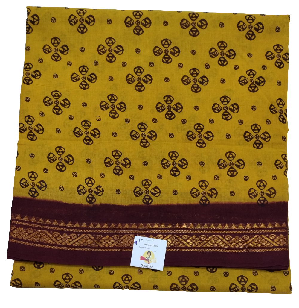Sungudi cotton 9.5 yards madisar