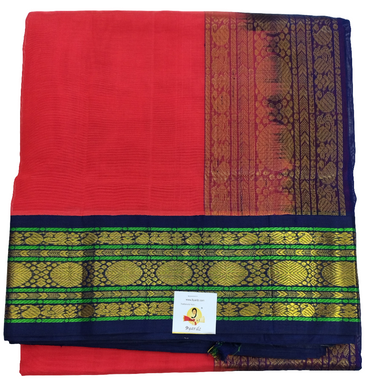 Pure silk cotton Korvai 12yardz