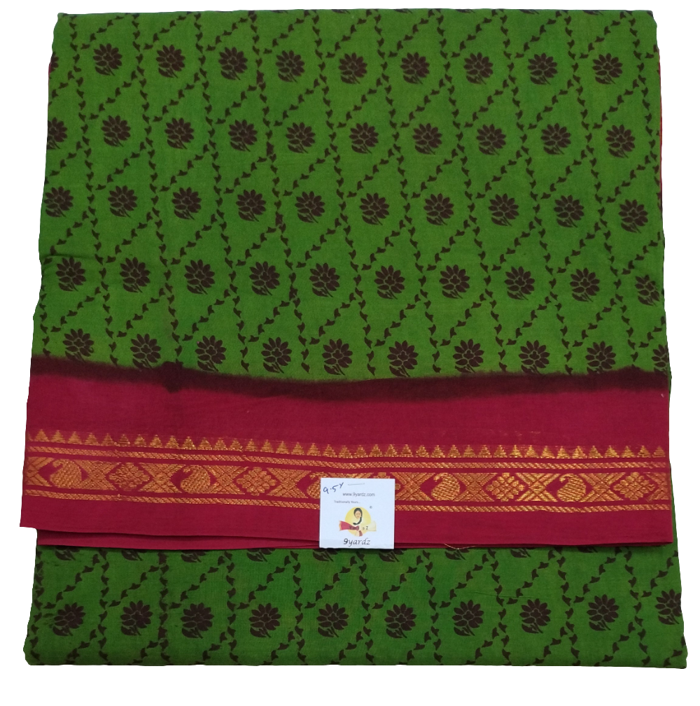 Sungudi cotton 9.5 yards madisar