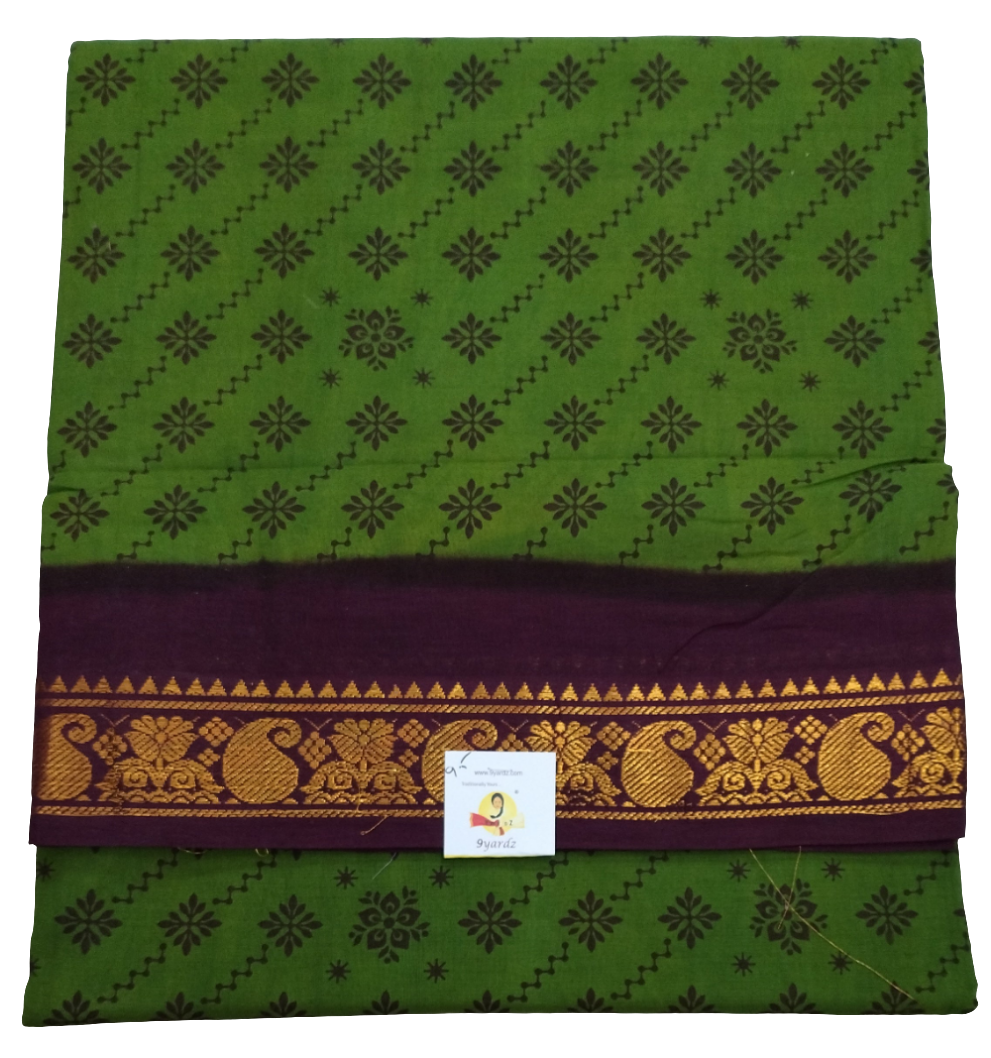 Sungudi cotton 9.5 yards madisar