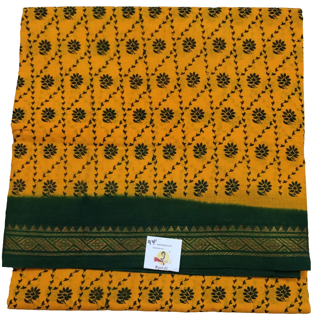 Sungudi cotton 9.5 yards madisar