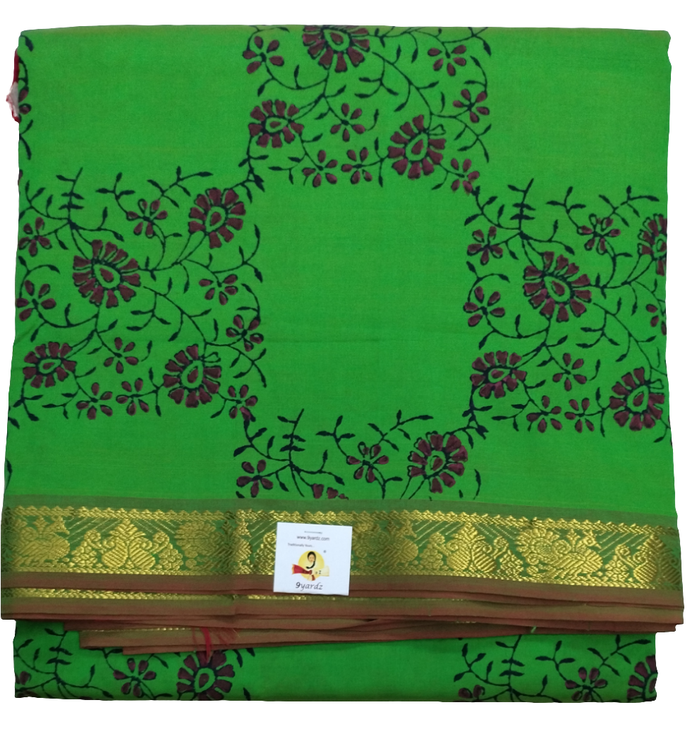 Semi Silk cotton printed Madisar